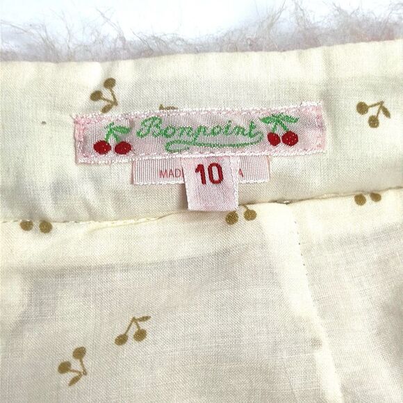 Bonpoint Girls' Fuzzy Mini Skirt Pink Wool Blend size 10 - Picture 7 of 9